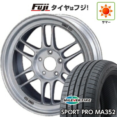 【新品国産車用5穴100】 夏タイヤ ホイール4本セット 215/45R17 ミレバー スポーツプロ MA352(限定) ENKEI エンケイ Racing RP-F1 7.5J 17インチ(送料無料)