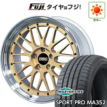 【新品】シエンタ 2022- 夏タイヤ ホイール4本セット 205/45R17 ミレバー スポーツプロ MA352(限定) BBS JAPAN LM 7J 17インチ(送料無料)