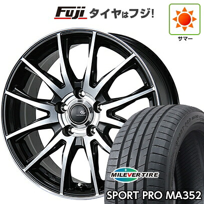 【新品国産車用5穴100】 夏タイヤ ホイール4本セット 215/45R17 ミレバー スポーツプロ MA352(限定) トピー セレブロ TX2 7J 17インチ(送料無料)｜フジコーポレーション