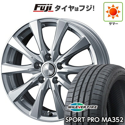 【新品国産車用5穴100】 夏タイヤ ホイール4本セット 215/45R17 ミレバー スポーツプロ MA352(限定) WEDS ウェッズ ジョーカー スピリッツ 7J 17インチ(送料無料)
