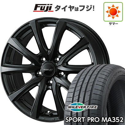 【新品国産車用5穴100】 夏タイヤ ホイール4本セット 215/45R17 ミレバー スポーツプロ MA352(限定) WEDS ウェッズ エリシア 7J 17インチ(送料無料)