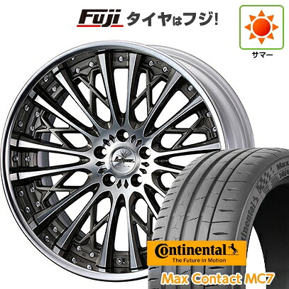 【新品国産車用5穴114.3】 夏タイヤ ホイール4本セット 245/35R21 コンチネンタル コンチ マックスコンタクトMC7(限定) WEDS ウェッズ クレンツェ シュリット 8.5J 21インチ(送料無料)