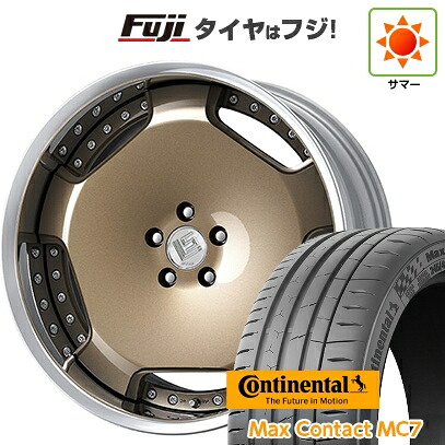【新品国産車用5穴114.3】 夏タイヤ ホイール4本セット 245/35R21 コンチネンタル コンチ マックスコンタクトMC7(限定) WORK ワーク LS アダマス 8.5J 21インチ(送料無料) 342,450円