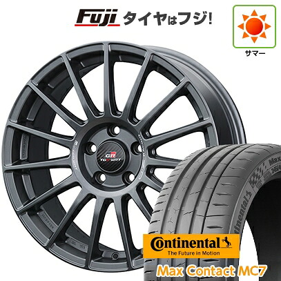 【新品国産車用5穴114.3】 夏タイヤ ホイール4本セット 245/35R21 コンチネンタル コンチ マックスコンタクトMC7(限定) OZ スーパーツーリズモ TGR-WRT 9J 21インチ(送料無料)