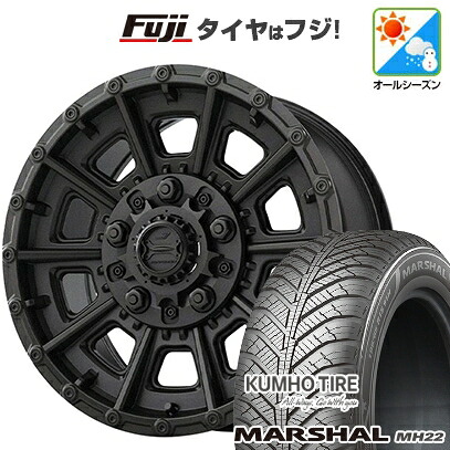 【新品国産車用5穴114.3】 オールシーズンタイヤ ホイール4本セット 225/65R17 106 V XL クムホ マーシャル MH22 オールシーズン(限定) TUS JAPAN ジェップセン バレルゾーン M017 8J 17インチ(送料無料)
