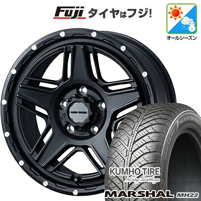 【新品国産車用5穴114.3】 オールシーズンタイヤ ホイール4本セット 225/65R17 106 V XL クムホ マーシャル MH22 オールシーズン(限定) WEDS ウェッズアドベンチャー マッドヴァンス 07 7J 17インチ(送料無料)｜フジコーポレーション