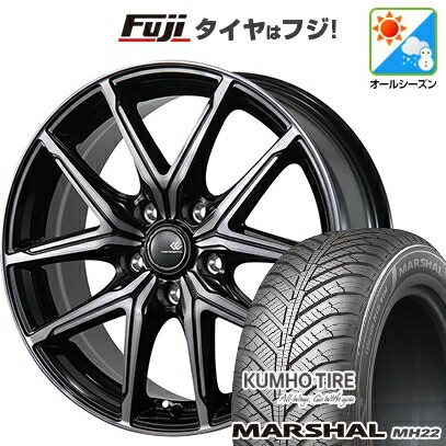 【新品】シエンタ 2022- オールシーズンタイヤ ホイール4本セット 195/55R16 91 V XL クムホ マーシャル MH22 オールシーズン(限定) トピー セレブロ FT05 6.5J 16インチ(送料無料)