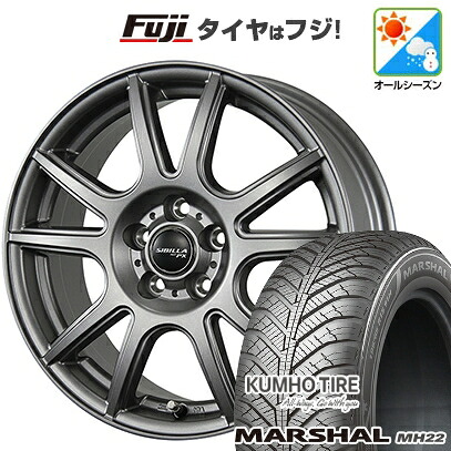 【新品国産車用5穴114.3】 オールシーズンタイヤ ホイール4本セット 225/60R17 103 V XL クムホ マーシャル MH22 オールシーズン(限定) トピー シビラ NEXT PX【限定】 7J 17インチ(送料無料)
