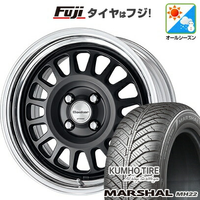 【新品国産車用5穴114.3】 オールシーズンタイヤ ホイール4本セット 225/65R17 106 V XL クムホ マーシャル MH22 オールシーズン(限定) WORK ワーク シーカー FD 7.5J 17インチ(送料無料)