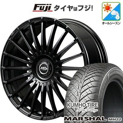 【新品国産車用5穴114.3】 オールシーズンタイヤ ホイール4本セット 235/55R18 クムホ マーシャル MH22 オールシーズン(限定) MID WHEELS MID EXCLUSIVE 020F 7J 18インチ(送料無料)｜フジコーポレーション