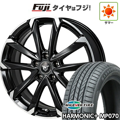 【新品】60系プリウス 夏タイヤ ホイール4本セット 195/60R17 ミレバー ハーモニック プラス MP070(限定) モンツァ JPスタイル MJ-V 7J 17インチ(送料無料)