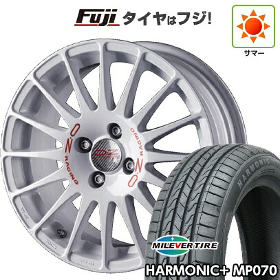 【新品】60系プリウス 夏タイヤ ホイール4本セット 195/60R17 ミレバー ハーモニック プラス MP070(限定) OZ スーパーツーリズモ WRC 7J 17インチ(送料無料)