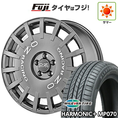 【新品】60系プリウス 夏タイヤ ホイール4本セット 195/60R17 ミレバー ハーモニック プラス MP070(限定) OZ ラリーレーシング 7J 17インチ(送料無料)