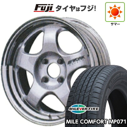 【新品】シエンタ 2015-22 夏タイヤ ホイール4本セット 185/60R15 ミレバー ミレコンフォート MP071(限定) WORK ワーク マイスター S1 2P 6.5J 15インチ(送料無料)