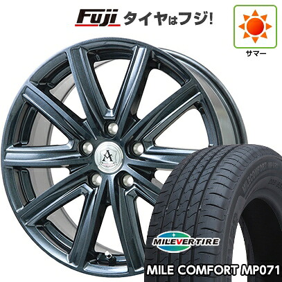 【新品】シエンタ 2015-22 夏タイヤ ホイール4本セット 185/60R15 ミレバー ミレコンフォート MP071(限定) テクノピア アフロディーテ MZ 6J 15インチ(送料無料)