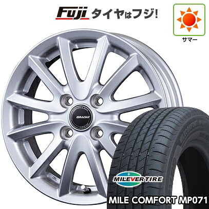 【新品】シエンタ 2022- 夏タイヤ ホイール4本セット 185/65R15 ミレバー ミレコンフォート MP071(限定) コーセイ クレイシズ VS6 6J 15インチ(送料無料)