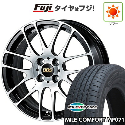 【新品】シエンタ 2015-22 夏タイヤ ホイール4本セット 185/60R15 ミレバー ミレコンフォート MP071(限定) BBS JAPAN RE-L2 ブラックダイヤカット 6J 15インチ(送料無料)|フジコーポレーション