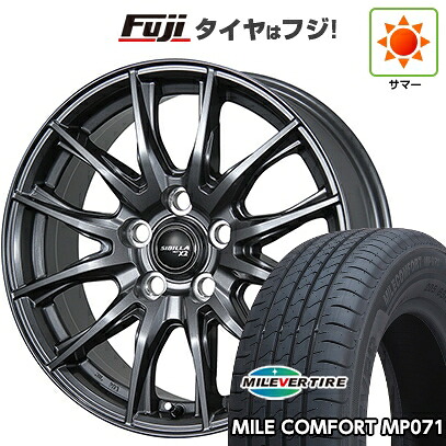 【新品】シエンタ 2015-22 夏タイヤ ホイール4本セット 185/60R15 ミレバー ミレコンフォート MP071(限定) トピー シビラ NEXT X2 6J 15インチ(送料無料)｜フジコーポレーション