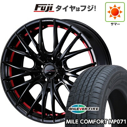 【新品国産車用5穴114.3】 夏タイヤ ホイール4本セット 205/65R15 ミレバー ミレコンフォート MP071(限定) WEDS ウェッズ ノヴァリス ローグ QR 6J 15インチ(送料無料)