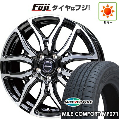 【新品】シエンタ 2015-22 夏タイヤ ホイール4本セット 185/60R15 ミレバー ミレコンフォート MP071(限定) ホットスタッフ クロノス CH-114 6J 15インチ(送料無料)|フジコーポレーション