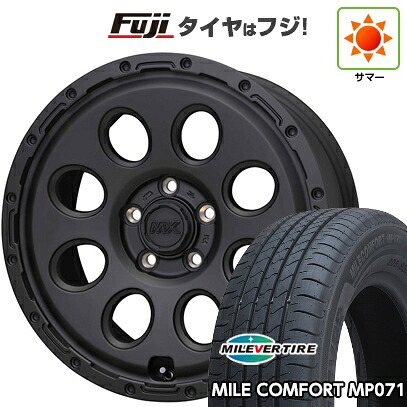 【新品】シエンタ 2015-22 夏タイヤ ホイール4本セット 185/60R15 ミレバー ミレコンフォート MP071(限定) ホットスタッフ マッドクロス リーコン 6J 15インチ(送料無料)