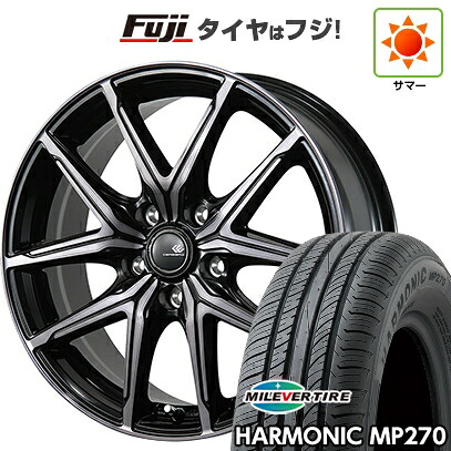 【新品】シエンタ 2022- 夏タイヤ ホイール4本セット 195/55R16 ミレバー ハーモニック MP270(限定) トピー セレブロ FT05 6.5J 16インチ(送料無料)
