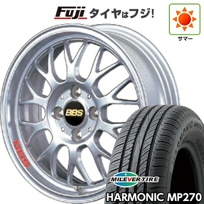 【新品国産車用5穴100】 夏タイヤ ホイール4本セット 205/55R16 ミレバー ハーモニック MP270(限定) BBS JAPAN RG-F 6.5J 16インチ(送料無料)