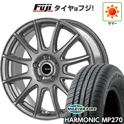 【新品国産車用5穴114.3】 夏タイヤ ホイール4本セット 205/55R16 ミレバー ハーモニック MP270(限定) テクノピア カリテス S12 6.5J 16インチ(送料無料)