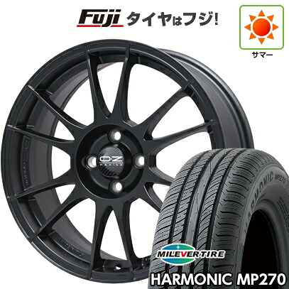 【新品国産車用5穴100】 夏タイヤ ホイール4本セット 205/55R16 ミレバー ハーモニック MP270(限定) OZ ウルトラレッジェーラ 7J 16インチ(送料無料)｜フジコーポレーション