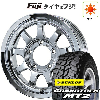 【新品】ジムニー 夏タイヤ ホイール4本セット 195R16C 104/102Q ダンロップ グラントレック MT2 トピー ブロウズ rov.9 数量限定 5.5J 16インチ(送料無料)|フジコーポレーション