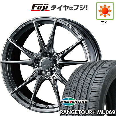 【新品国産車用5穴114.3】 夏タイヤ ホイール4本セット 235/55R20 ミレバー レンジツアープラスMU069（限定） WEDS ウェッズ F-ZERO FZ-2 8.5J 20インチ(送料無料)
