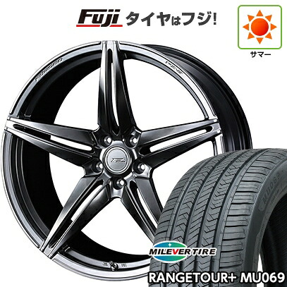 【新品国産車用5穴114.3】 夏タイヤ ホイール4本セット 235/55R20 ミレバー レンジツアープラスMU069（限定） WEDS ウェッズ F-ZERO FZ-3 8.5J 20インチ(送料無料)