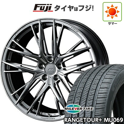 【新品国産車用5穴114.3】 夏タイヤ ホイール4本セット 235/55R20 ミレバー レンジツアープラスMU069（限定） WEDS ウェッズ F-ZERO FZ-5 8.5J 20インチ(送料無料)