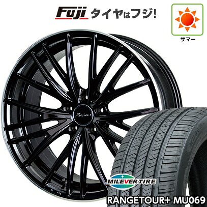 【新品国産車用5穴114.3】 夏タイヤ ホイール4本セット 235/55R20 ミレバー レンジツアープラスMU069（限定） ホットスタッフ プレシャス アストM1【限定】 8.5J 20インチ(送料無料)