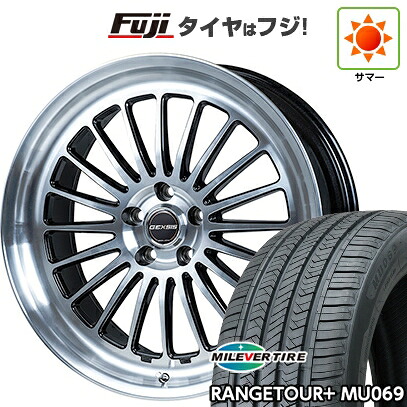 【新品国産車用5穴114.3】 夏タイヤ ホイール4本セット 235/55R20 ミレバー レンジツアープラスMU069（限定） モンツァ ジェクシス GF020 8.5J 20インチ(送料無料)｜フジコーポレーション 100,900円