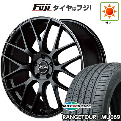 【新品国産車用5穴114.3】 夏タイヤ ホイール4本セット 235/55R19 ミレバー レンジツアープラスMU069（限定） MID WHEELS MID EXCLUSIVE 028F 7.5J 19インチ(送料無料)