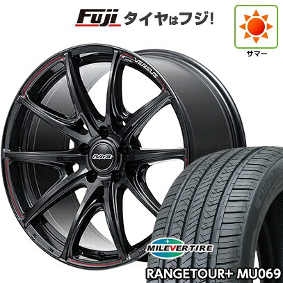 【新品国産車用5穴114.3】 夏タイヤ ホイール4本セット 235/55R20 ミレバー レンジツアープラスMU069（限定） RAYS レイズ ベルサス VV25R 8.5J 20インチ(送料無料)