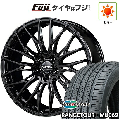 【新品国産車用5穴114.3】 夏タイヤ ホイール4本セット 235/55R20 ミレバー レンジツアープラスMU069(限定) RAYS レイズ ホムラ 2X10BD 8.5J 20インチ(送料無料)|フジコーポレーション