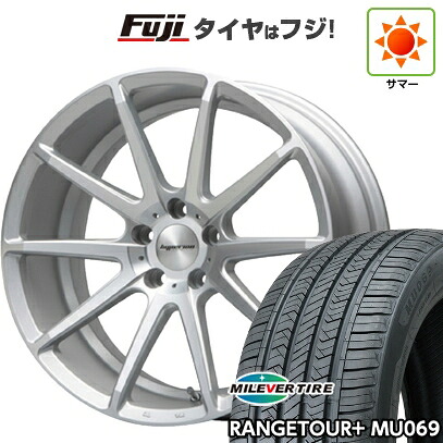 【新品国産車用5穴114.3】 夏タイヤ ホイール4本セット 235/55R20 ミレバー レンジツアープラスMU069(限定) MLJ ハイペリオン CVX 8.5J 20インチ(送料無料)|フジコーポレーション