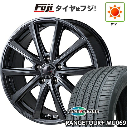 【新品国産車用5穴114.3】 夏タイヤ ホイール4本セット 225/65R17 ミレバー レンジツアープラスMU069（限定） モンツァ ZACK Sport-FT 7J 17インチ(送料無料)｜フジコーポレーション
