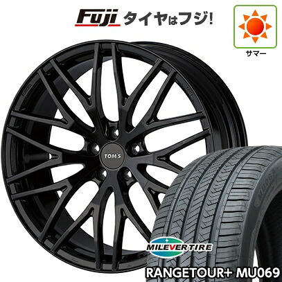 【新品国産車用5穴114.3】 夏タイヤ ホイール4本セット 245/45R20 ミレバー レンジツアープラスMU069(限定) TOMS トムス(トヨタ車専用) TWF02 8.5J 20インチ(送料無料)|フジコーポレーション