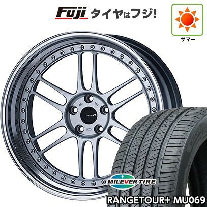【新品国産車用5穴114.3】 夏タイヤ ホイール4本セット 235/55R20 ミレバー レンジツアープラスMU069（限定） ENKEI エンケイ Racing Revolution RM-F1 8.5J 20インチ(送料無料)