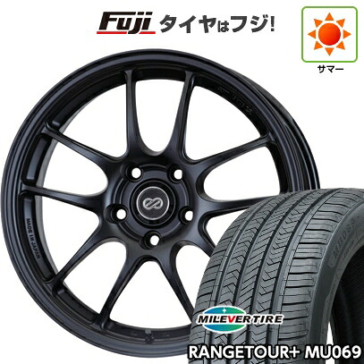 【新品国産車用5穴114.3】 夏タイヤ ホイール4本セット 225/65R17 ミレバー レンジツアープラスMU069（限定） ENKEI エンケイ PerformanceLine PF01 7.5J 17インチ(送料無料)