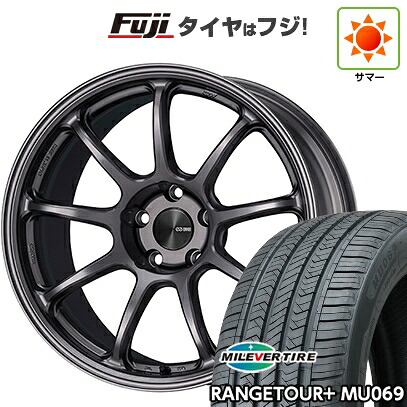 【新品国産車用5穴114.3】 夏タイヤ ホイール4本セット 225/65R17 ミレバー レンジツアープラスMU069（限定） ENKEI エンケイ PerformanceLine PF09 7.5J 17インチ(送料無料)