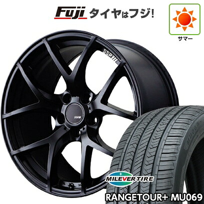 【新品国産車用5穴114.3】 夏タイヤ ホイール4本セット 225/55R18 ミレバー レンジツアープラスMU069（限定） SSR GT GTV03 7.5J 18インチ(送料無料)