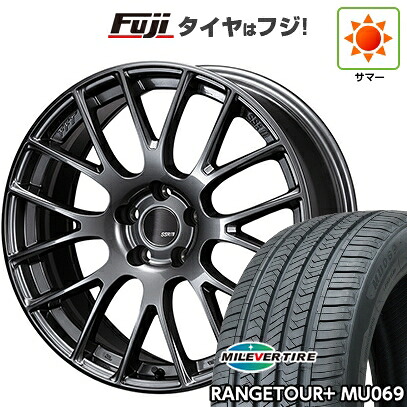 【新品国産車用5穴114.3】 夏タイヤ ホイール4本セット 225/55R18 ミレバー レンジツアープラスMU069（限定） SSR GT GTV04 7.5J 18インチ(送料無料)