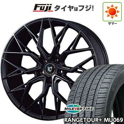 【新品国産車用5穴114.3】 夏タイヤ ホイール4本セット 235/55R20 ミレバー レンジツアープラスMU069（限定） コーセイ レヴゲイン LM51X 8.5J 20インチ(送料無料)