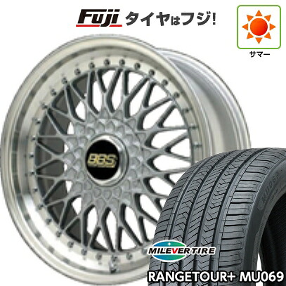 【新品国産車用5穴114.3】 夏タイヤ ホイール4本セット 235/55R20 ミレバー レンジツアープラスMU069（限定） BBS JAPAN SUPER RS 8.5J 20インチ(送料無料)