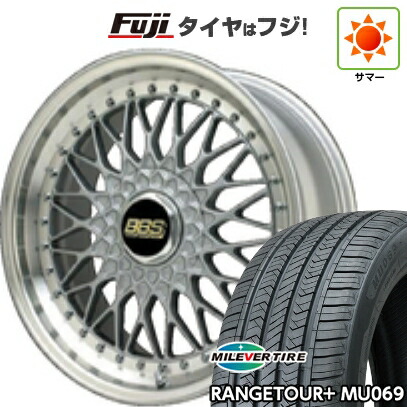 【新品】40系アルファード/ヴェルファイア用 夏タイヤ ホイール4本セット 245/45R20 ミレバー レンジツアープラスMU069（限定） BBS JAPAN SUPER RS 8.5J 20インチ(送料無料)