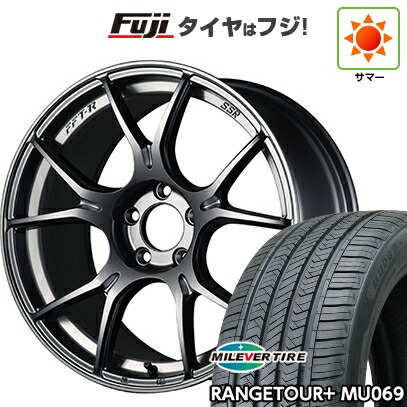 【新品国産車用5穴114.3】 夏タイヤ ホイール4本セット 235/50R18 ミレバー レンジツアープラスMU069（限定） SSR GT GTX02 8.5J 18インチ(送料無料)